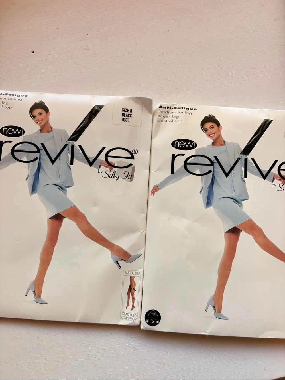 Women's Sheer Hosiery - Black - 2 packs